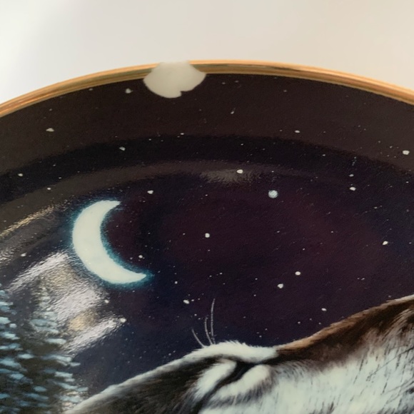 Franklin Mint wolf collector plate - Picture 2 of 4